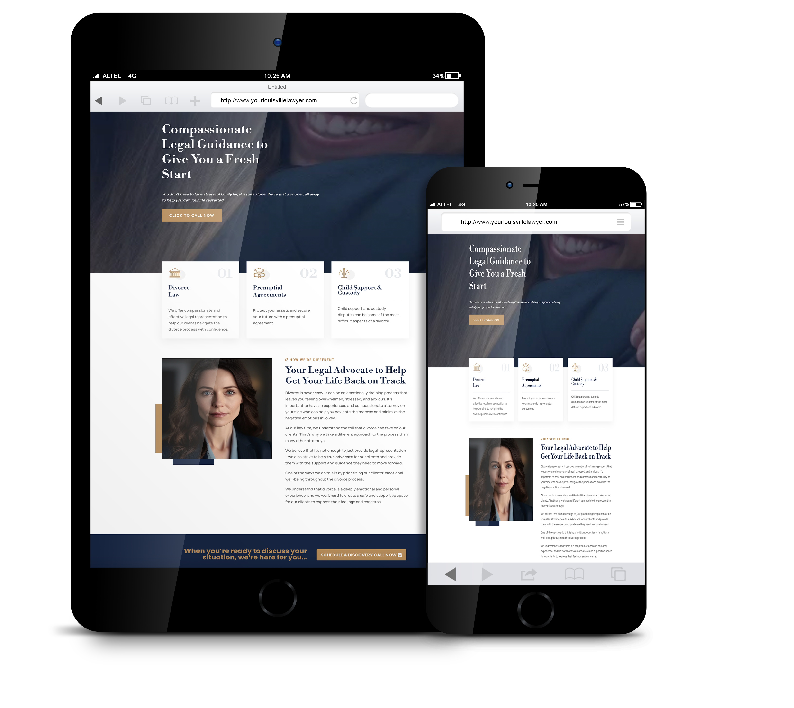 responsive law firm web design